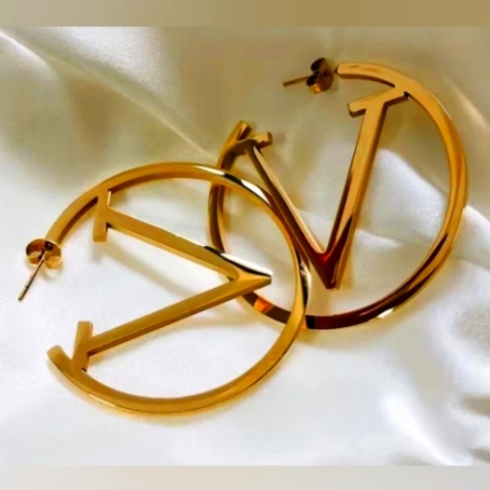Gold Hoop Earrings